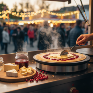 Camembert-Preiselbeeren